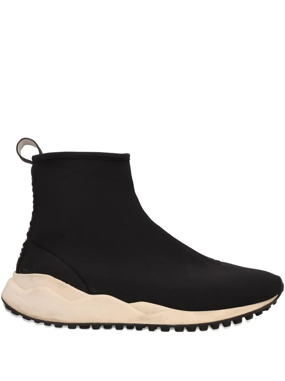 Moschino Pre-Owned logo-detail sock sneakers | Black | Image 1