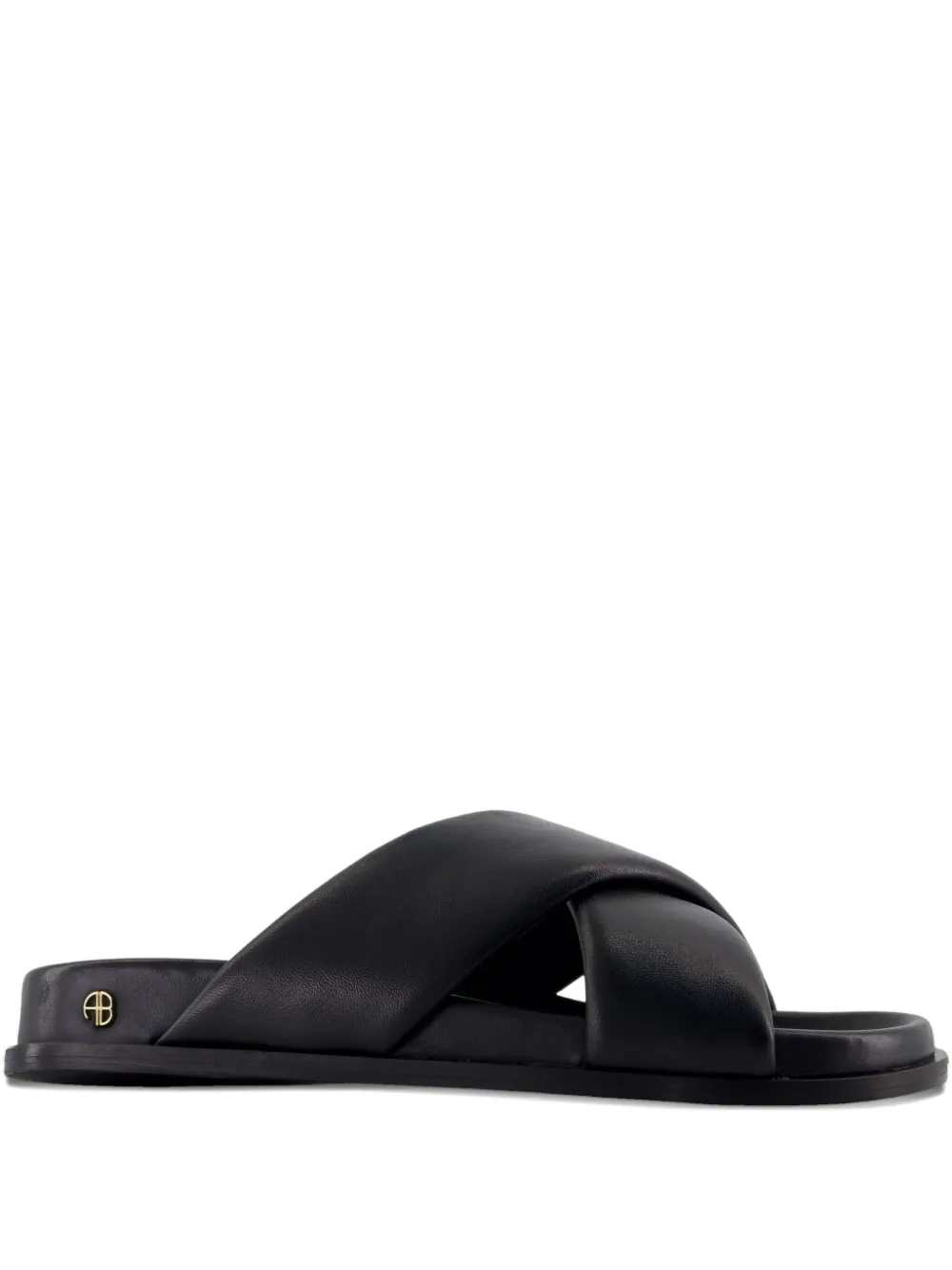 ANINE BING Emi crossover-strap sandals | Black | Image 1