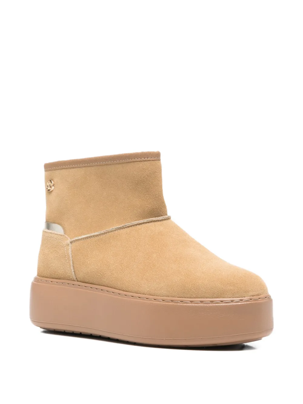 Janet & Janet Leather Boots In Brown