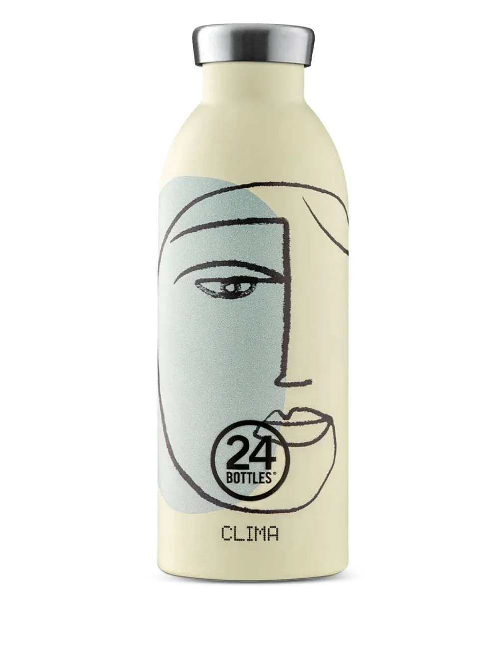 24bottles gourde à imprimé graphique 500l | tons neutres | Image 1