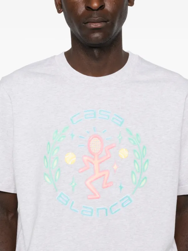 Casablanca Camiseta Com Estampa Gráfica | Cinza | FARFETCH BR