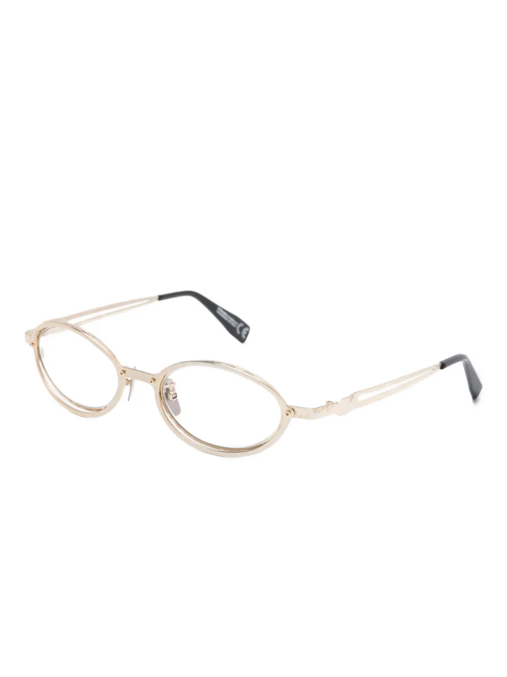 Kuboraum lunettes de vue Maskeh 18 à monture ovale | Homme | Image 2