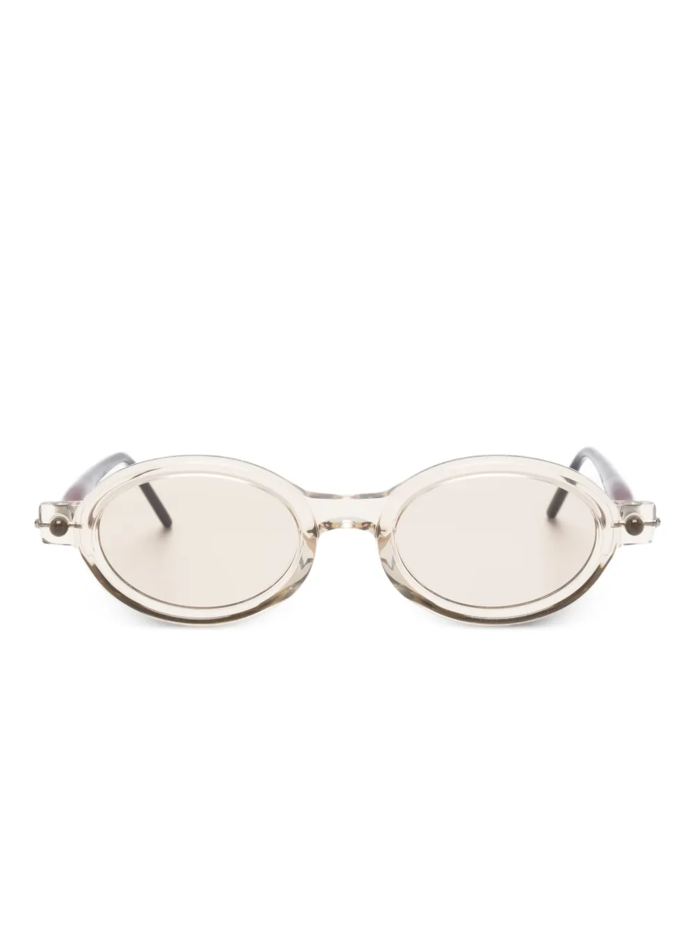 Kuboraum round-frame sunglasses | Neutrals | Image 1