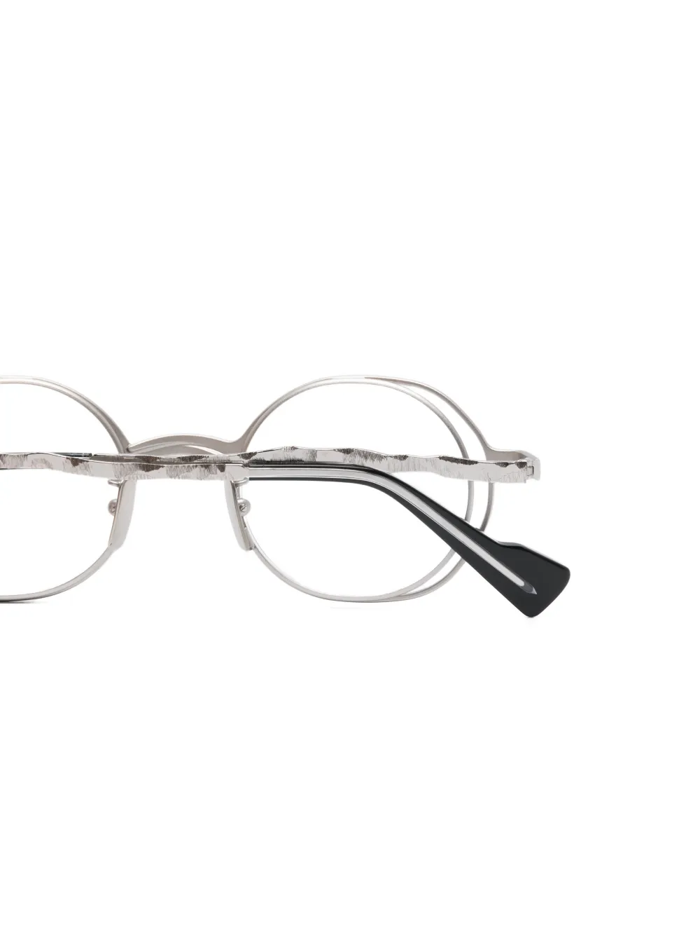 Kuboraum Mask H11 bril met rond montuur Zilver