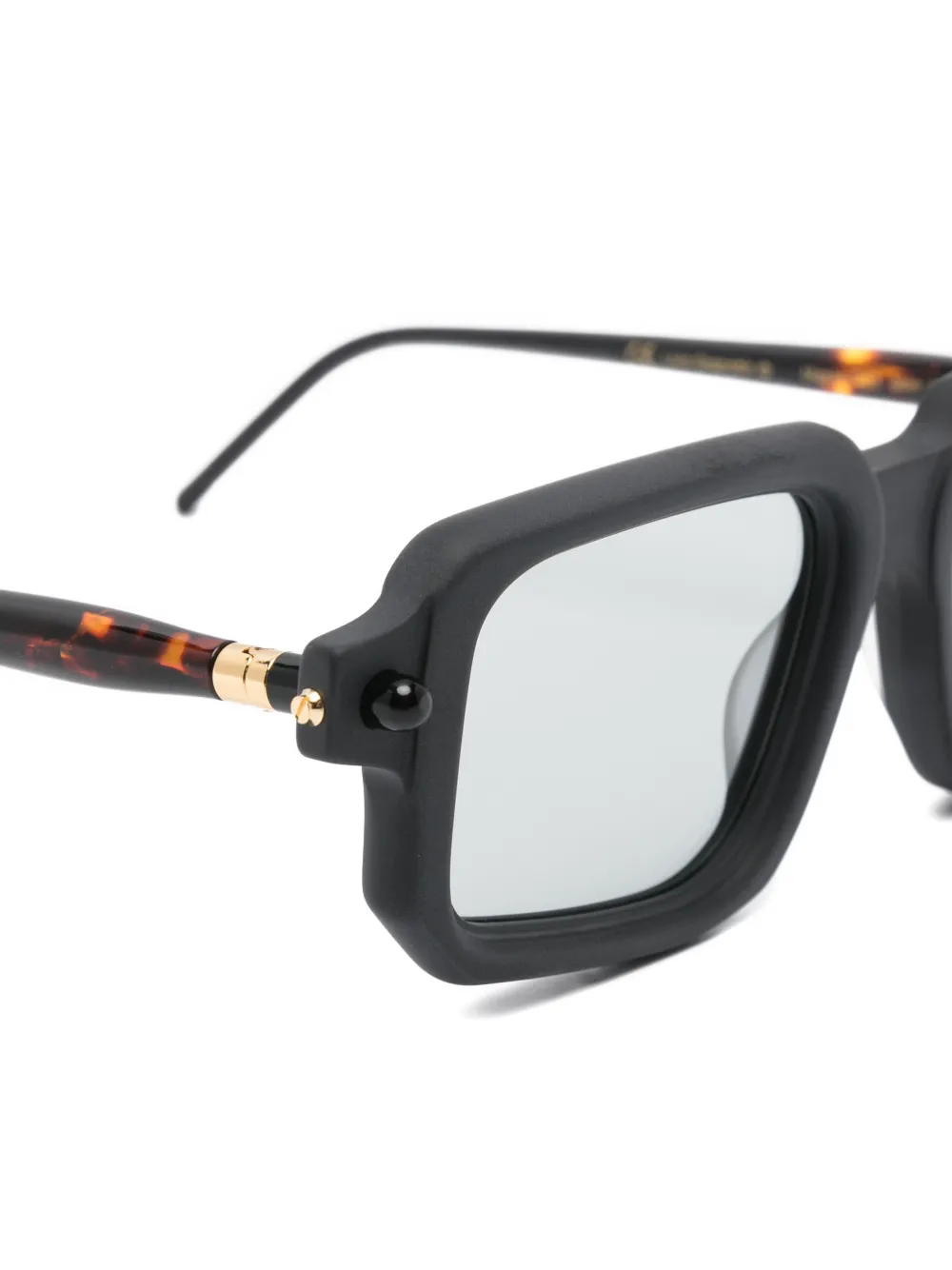  Kuboraum Maske P23 Rectangle-frame Sunglasses - Black 