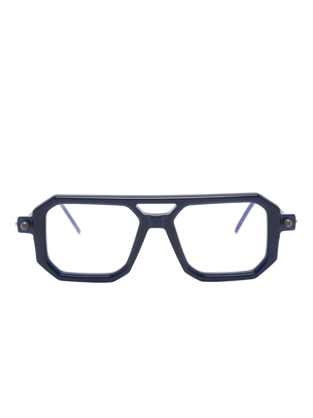 Kuboraum Occhiali con montatura geometrica - Blu