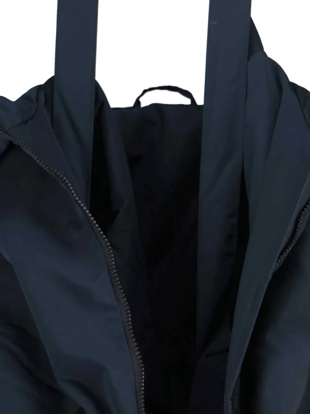 Cap Inuit Hooded Zip-up Coat In Blue