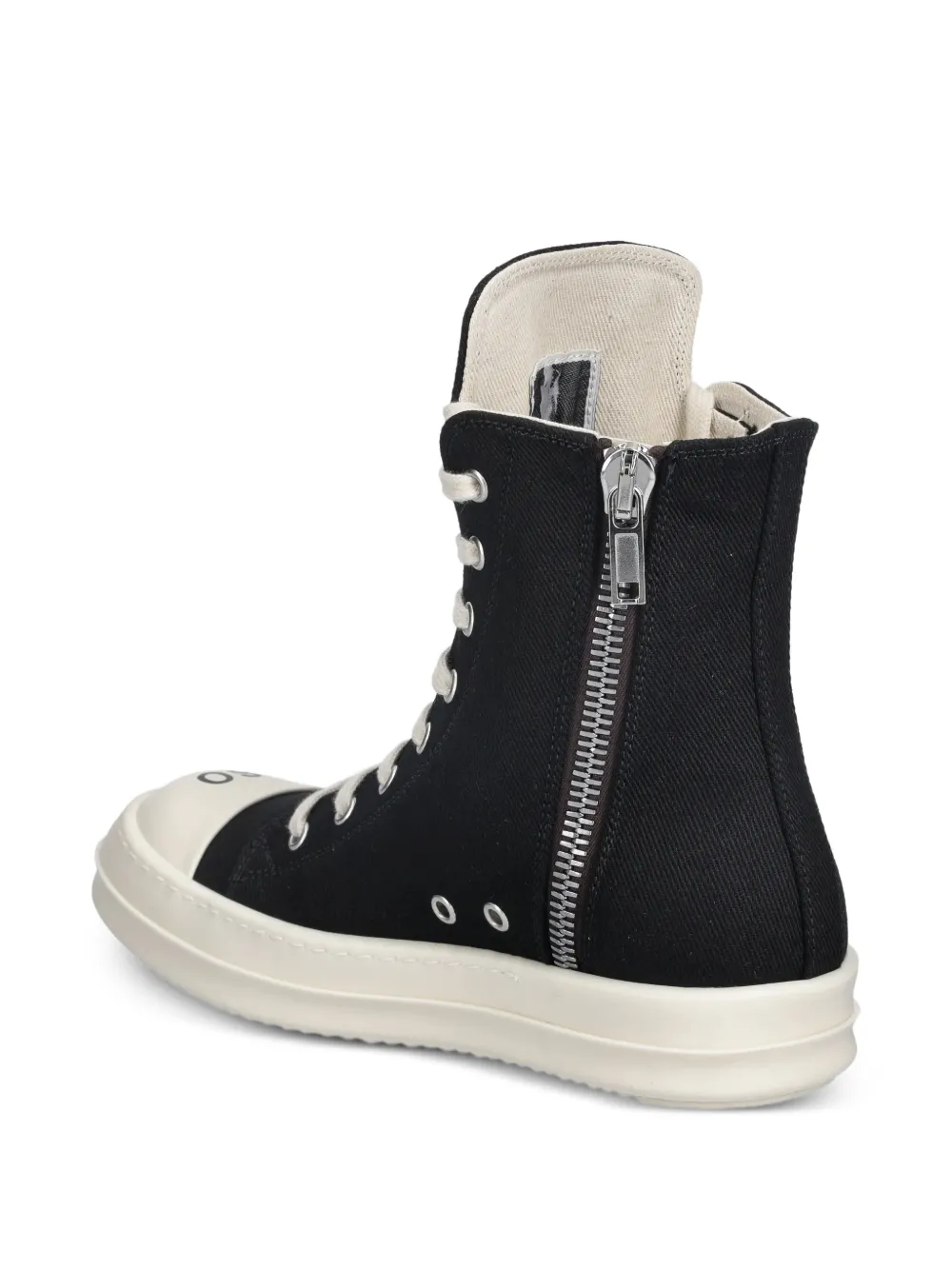 Rick Owens DRKSHDW Sneaks side-zip sneakers Zwart