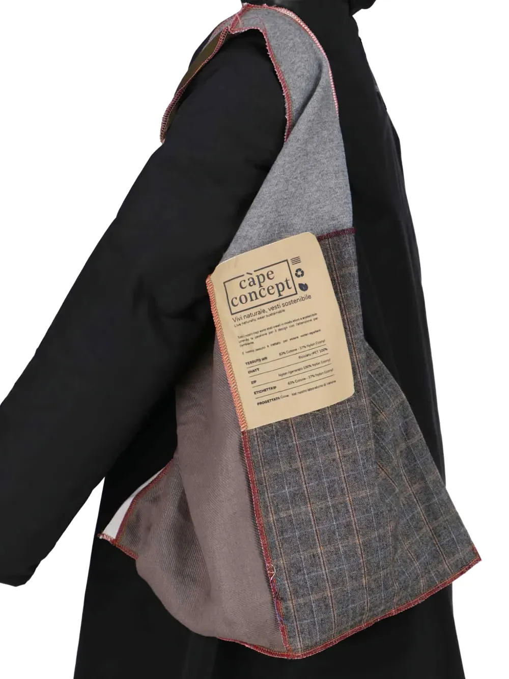 Cap Inuit Hooded Zip-up Coat In Blue