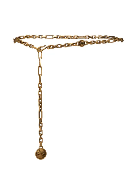 ETRO Pegaso Coins chain belt