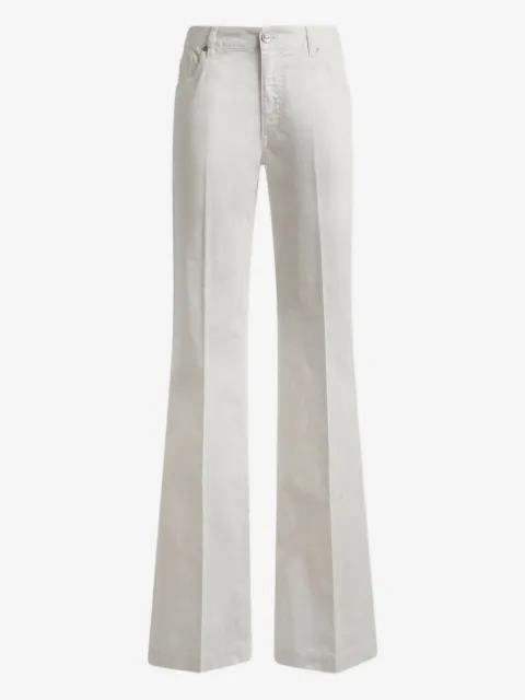 ETRO Pegaso-embroidery cotton jeans