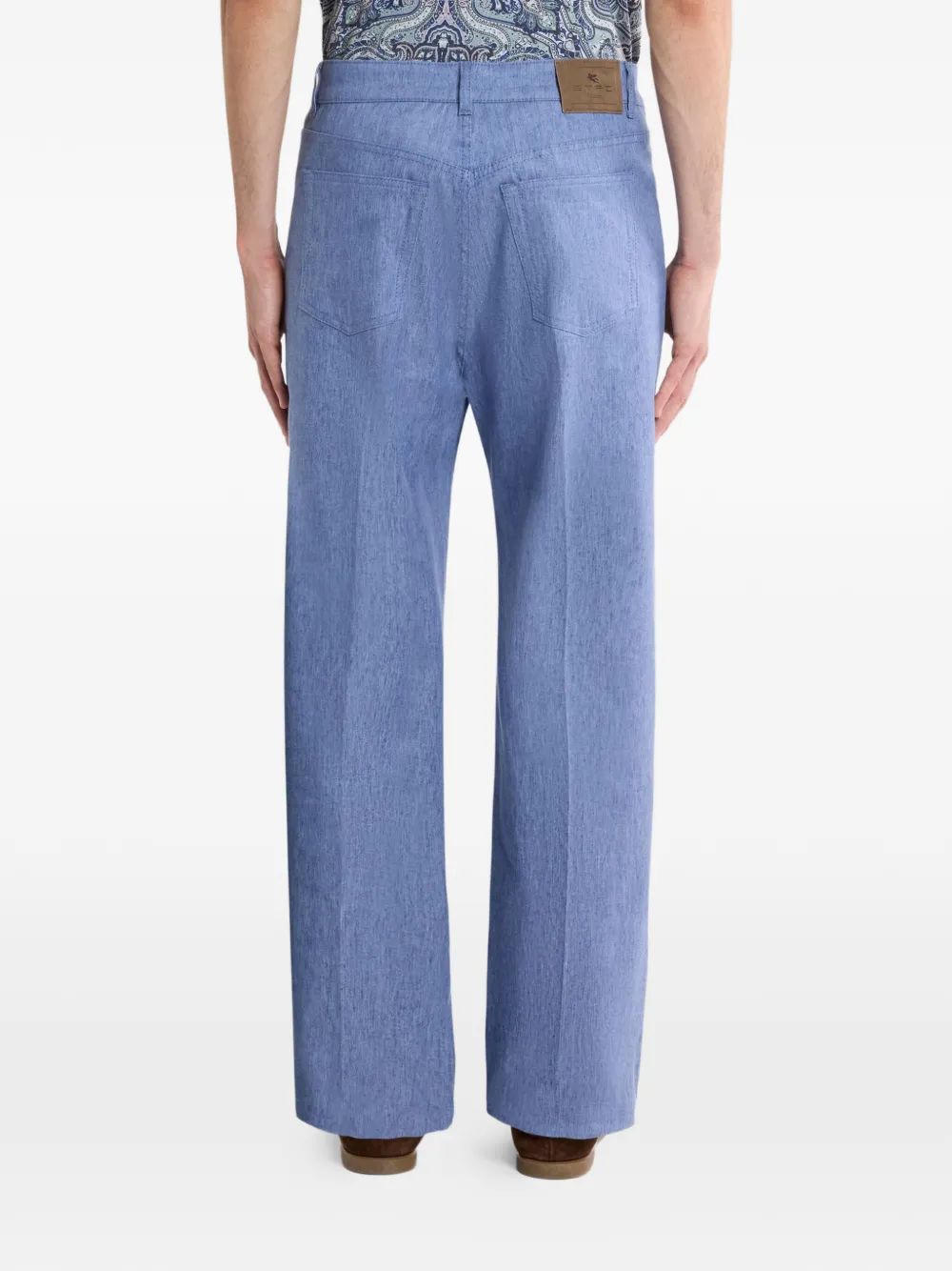 ETRO Straight jeans Blauw