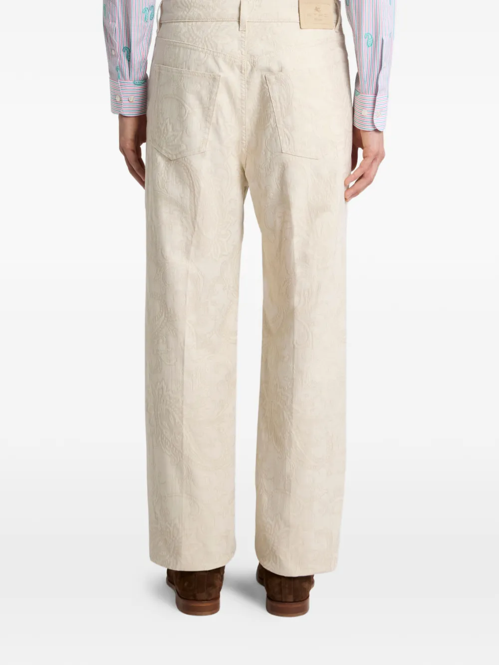 ETRO Geplooide jeans Beige