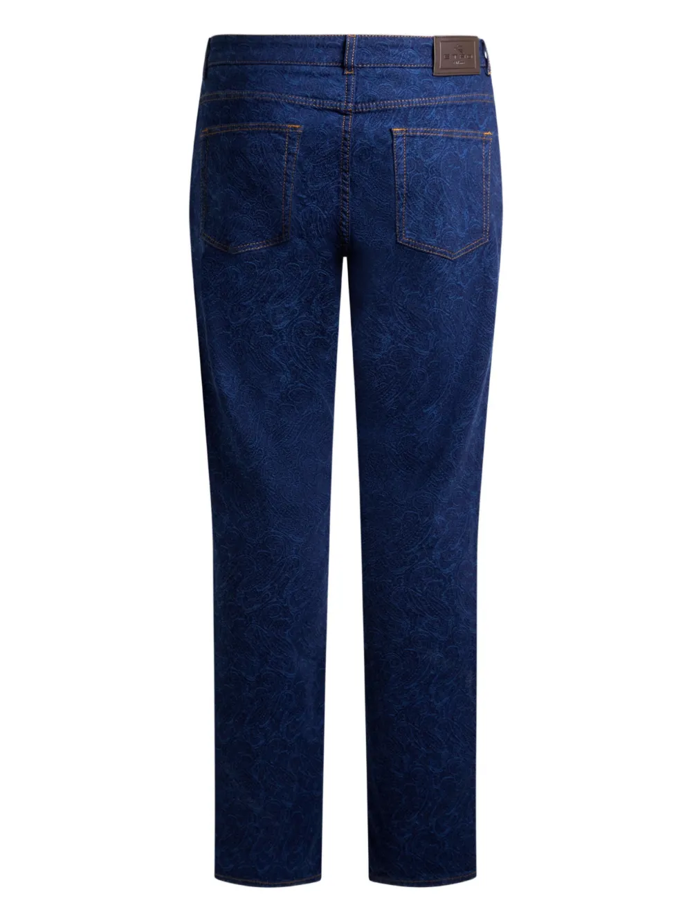 ETRO jacquard floral paisley jeans - Blauw
