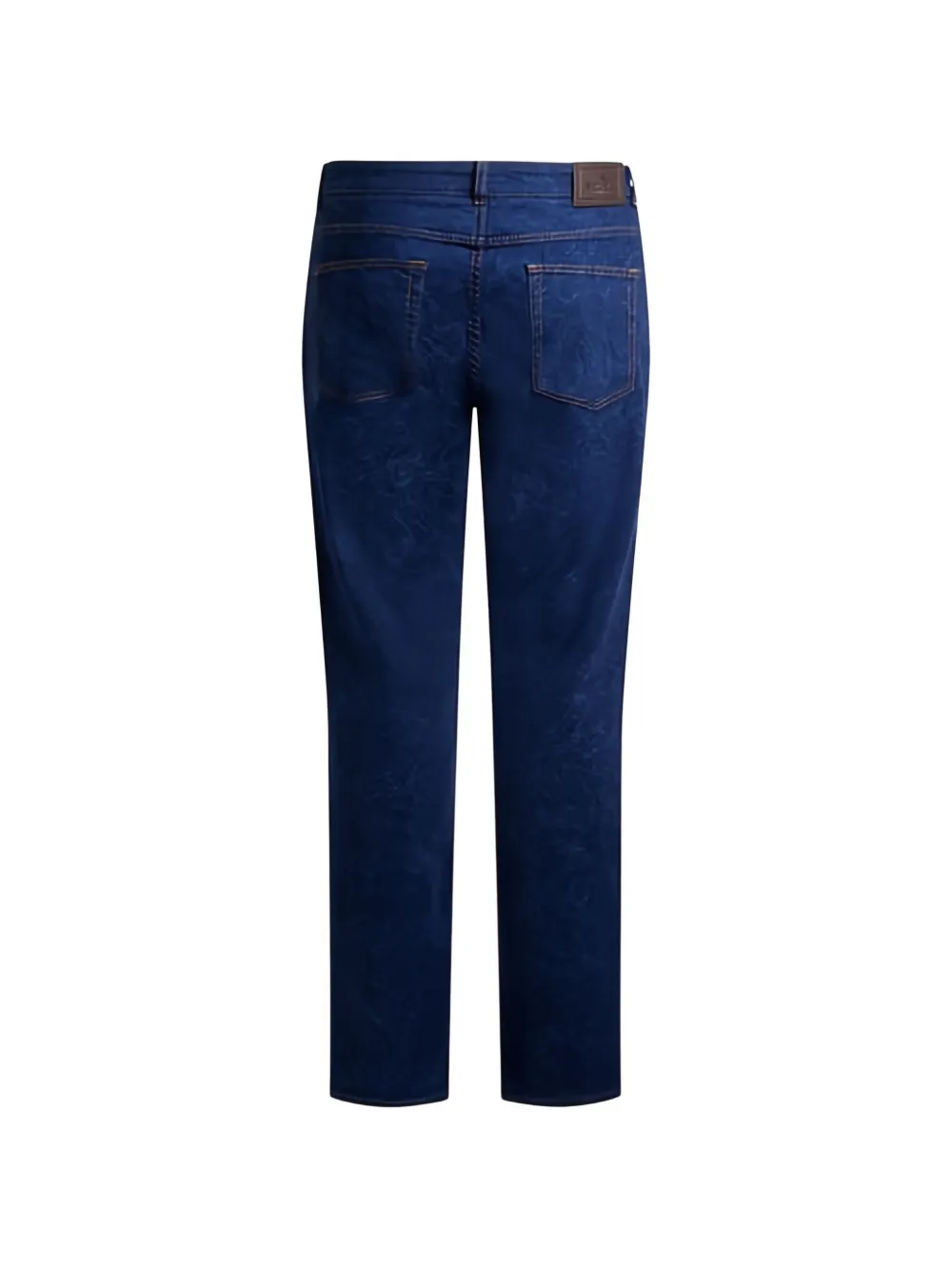 ETRO Jeans met bloemen jacquard en paisley Blauw