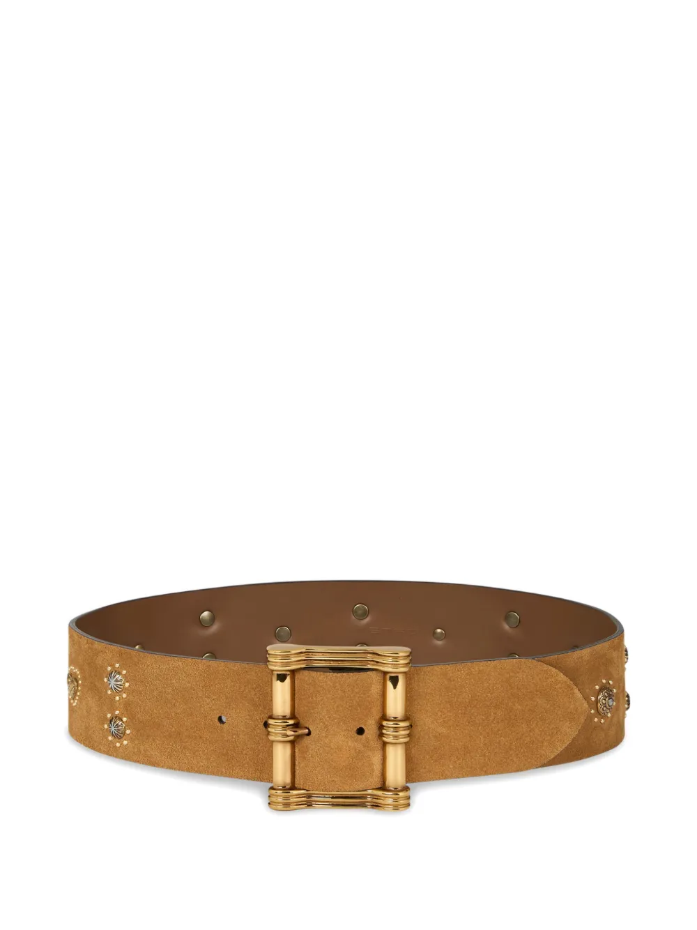 ETRO studded suede belt - Toni neutri