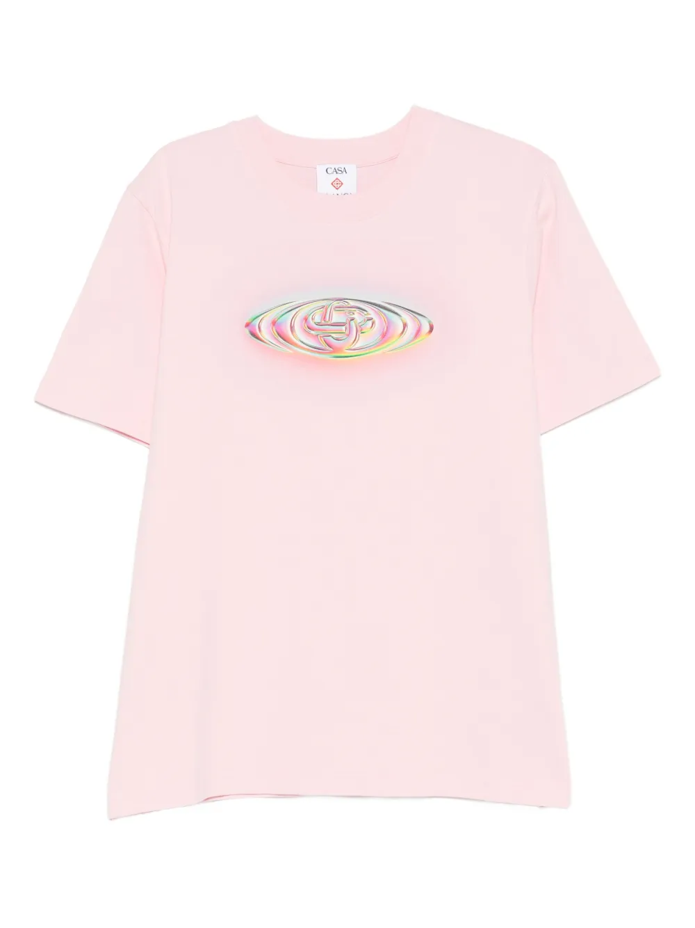 Casablanca graphic T-shirt - Rosa