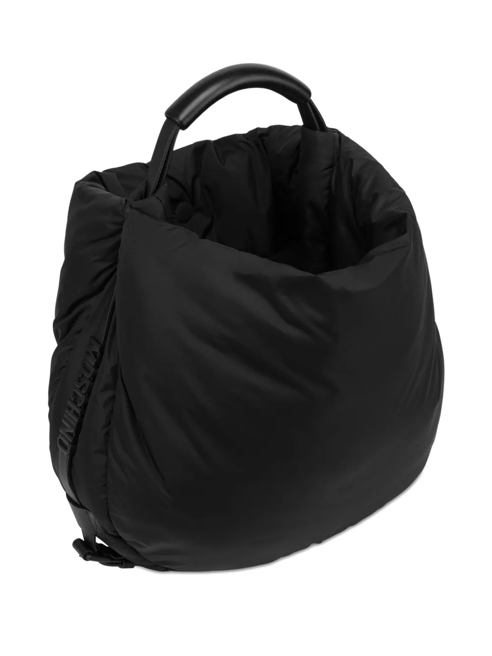 Moschino Medium schoudertas met logo Zwart