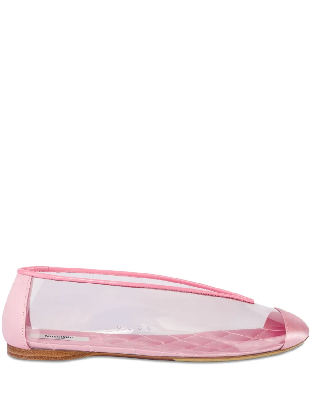 Moschino Semi-transparente Ballerinas - Weiß