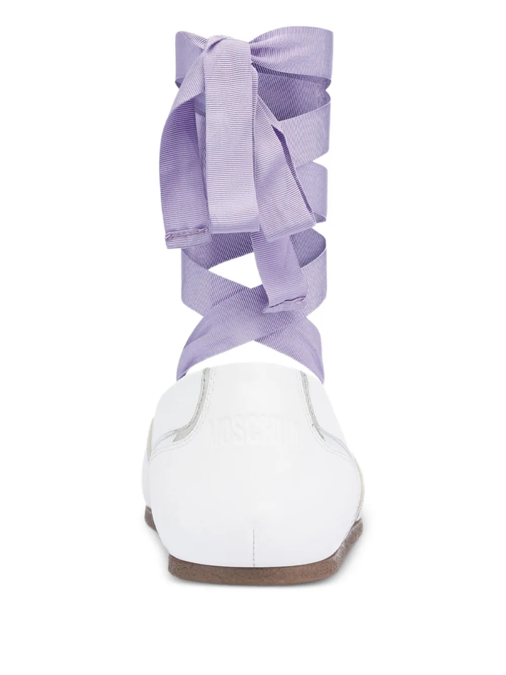 Moschino Slippers met vlakken Wit