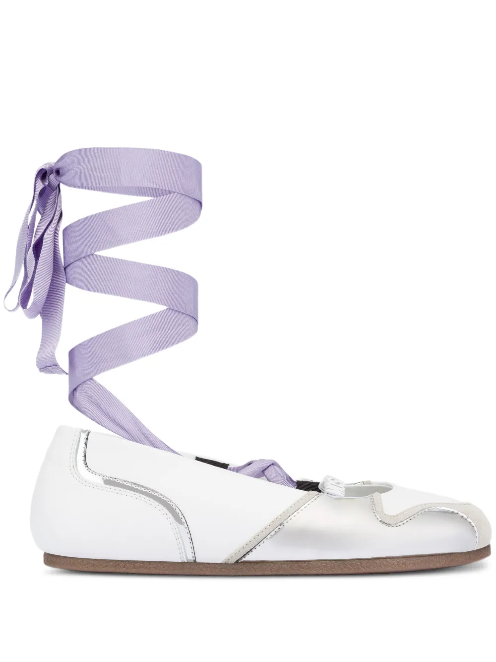 Moschino Ballerine con inserti - Bianco