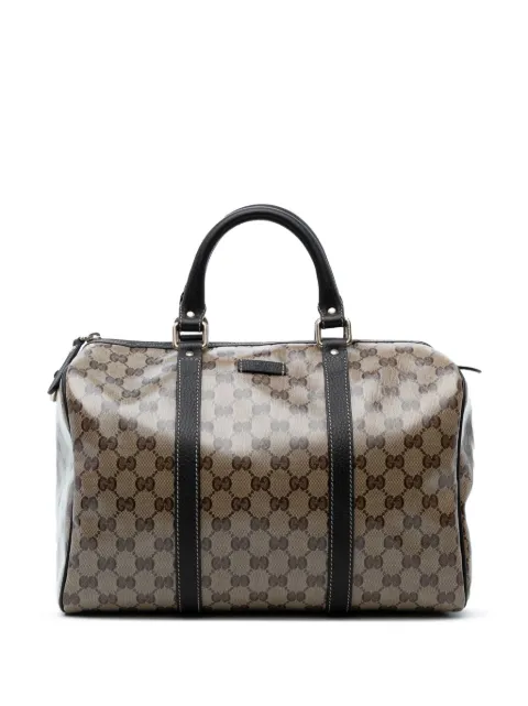 Gucci Pre-Owned 2016-2025 Medium GG Crystal Joy boston bag