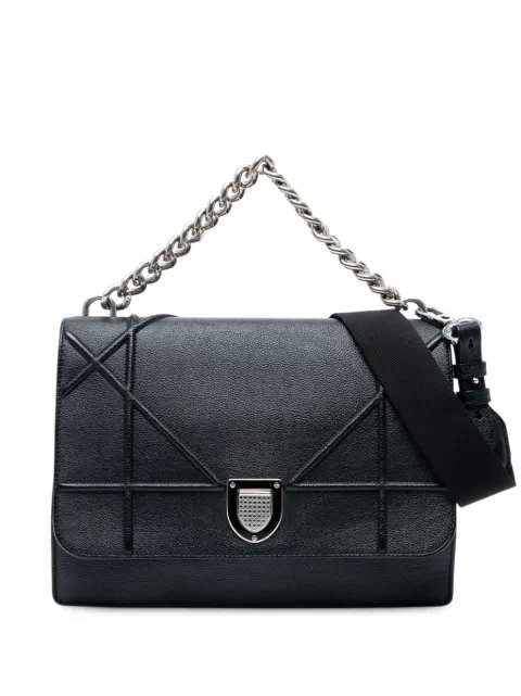 Christian Dior Pre-Owned 2016 Large Grained Calfskin Diorama Flap satchel