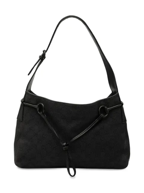 Gucci Pre-Owned 2000-2015 GG Denim Horsebit shoulder bag