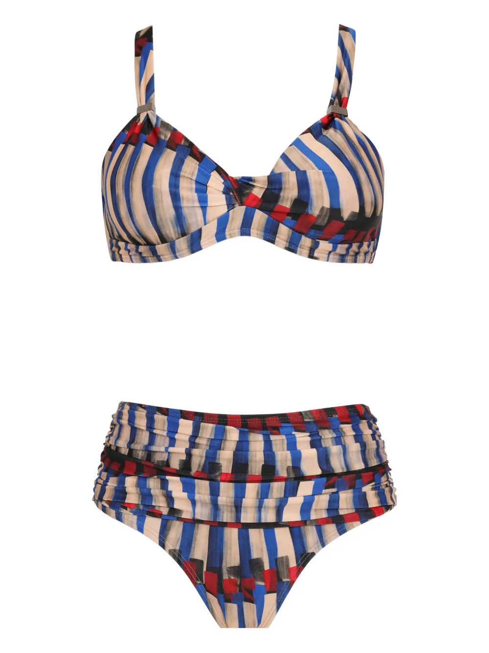 Lygia & Nanny Marianne printed bikini set | Blue | Image 1