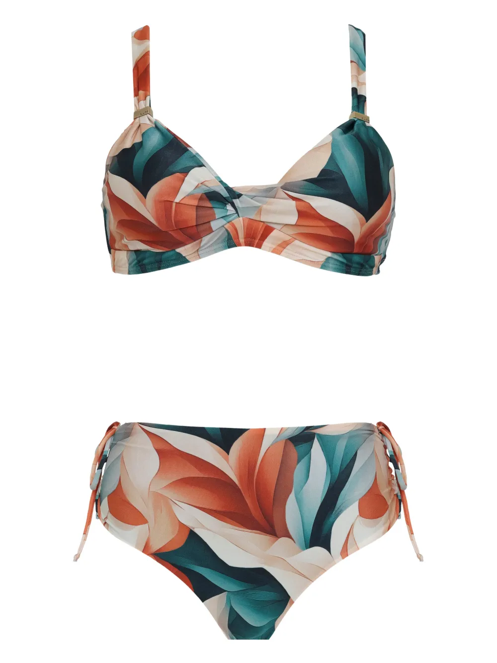 Lygia & Nanny Marcela printed tie bikini - Verde