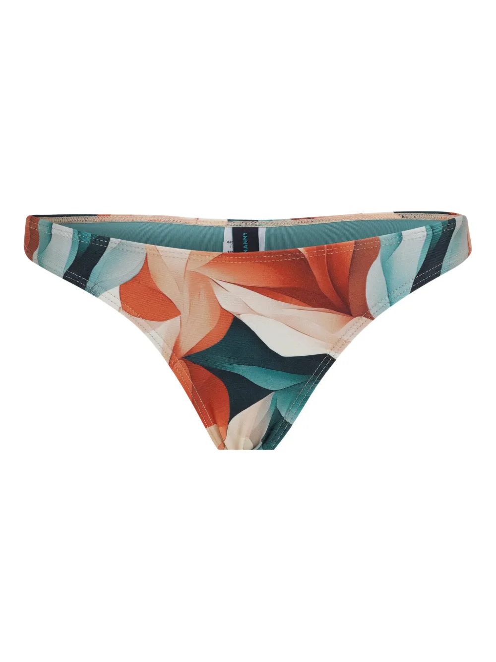 Lygia & Nanny Slip bikini con stampa - Blu