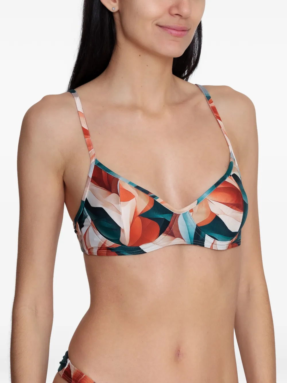 Lygia & Nanny Fiji printed bikini top | Bikinis | Image 2