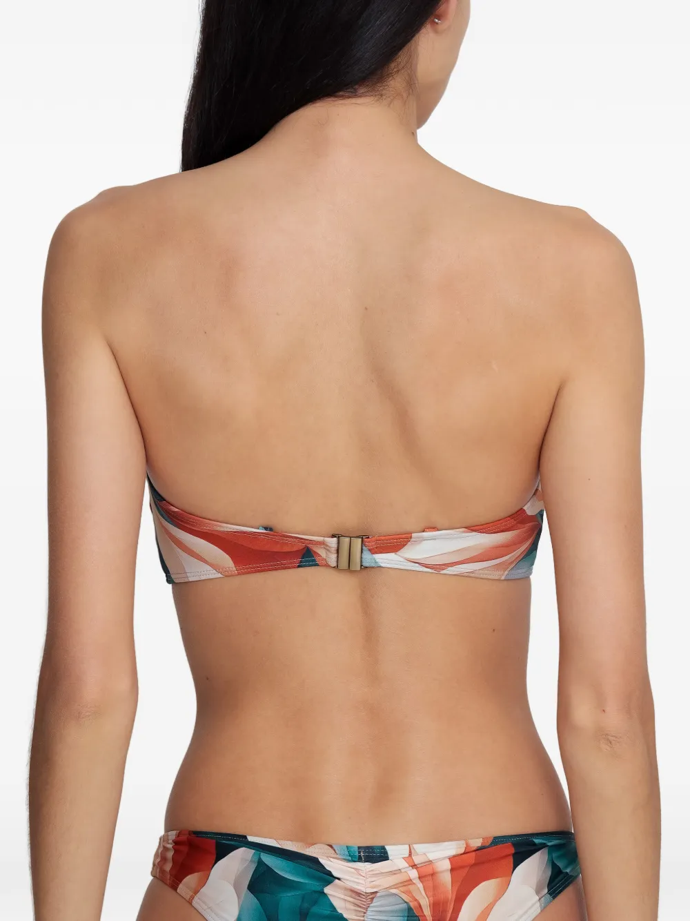 Lygia & Nanny Mika bikinitop met print Groen