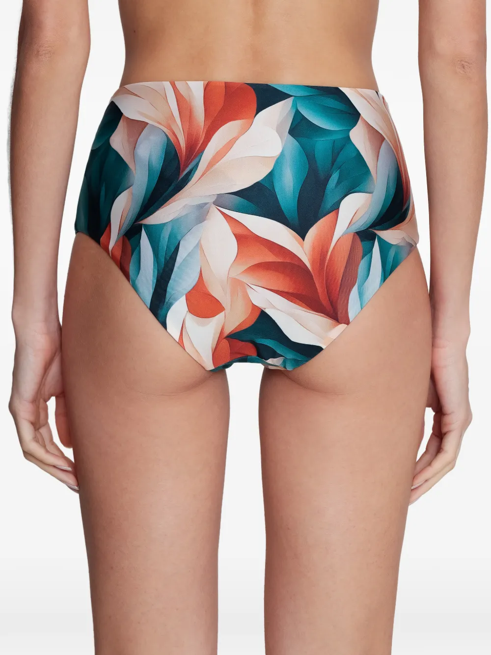 Lygia & Nanny Bikinislip met print Groen