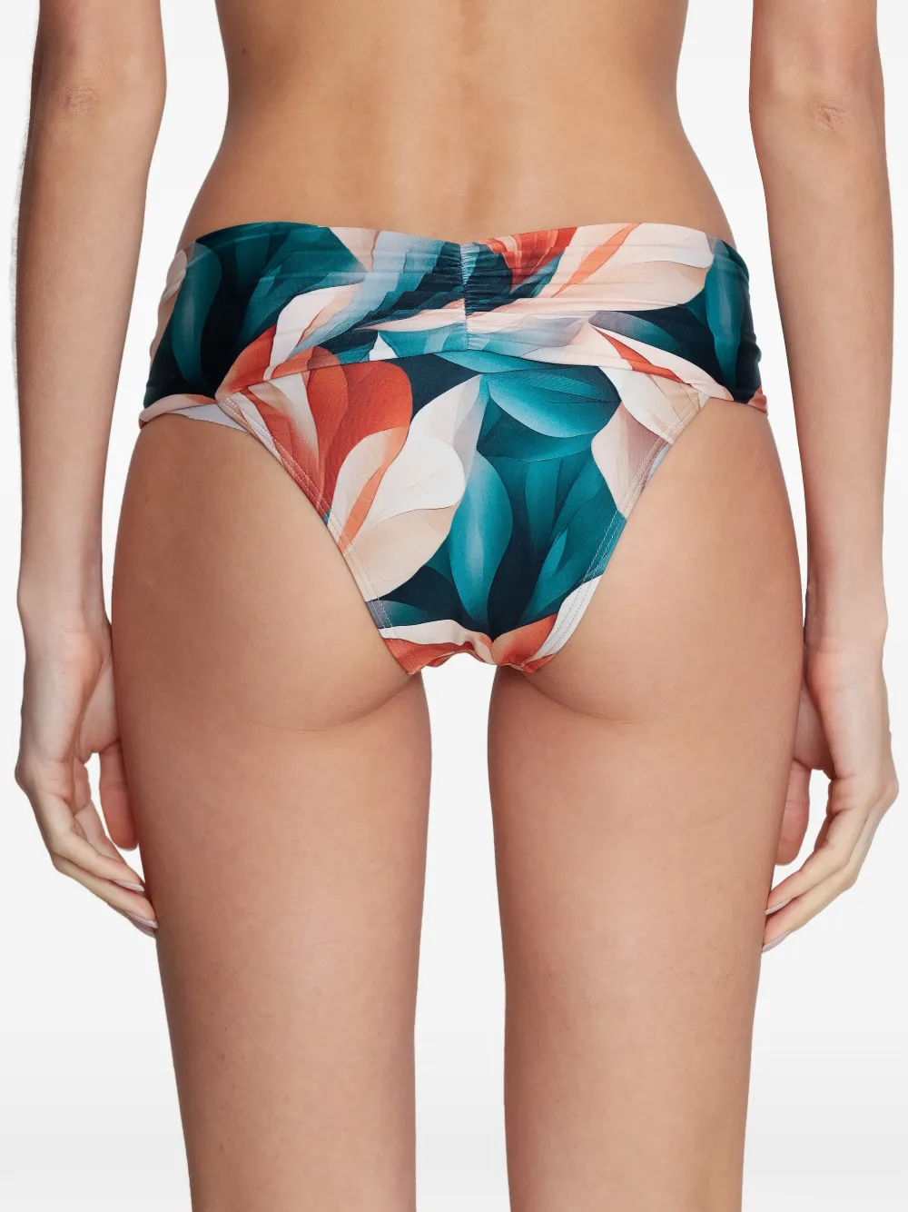 Lygia & Nanny Jasper bikinislip met print Groen