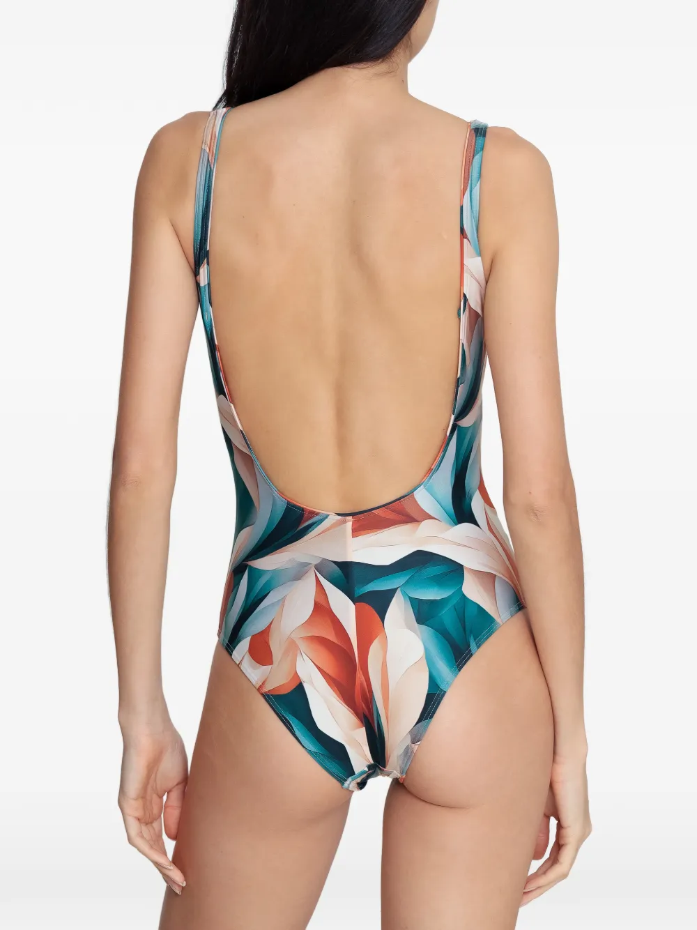 Lygia & Nanny Hapuna Printed Swimsuit In Multi