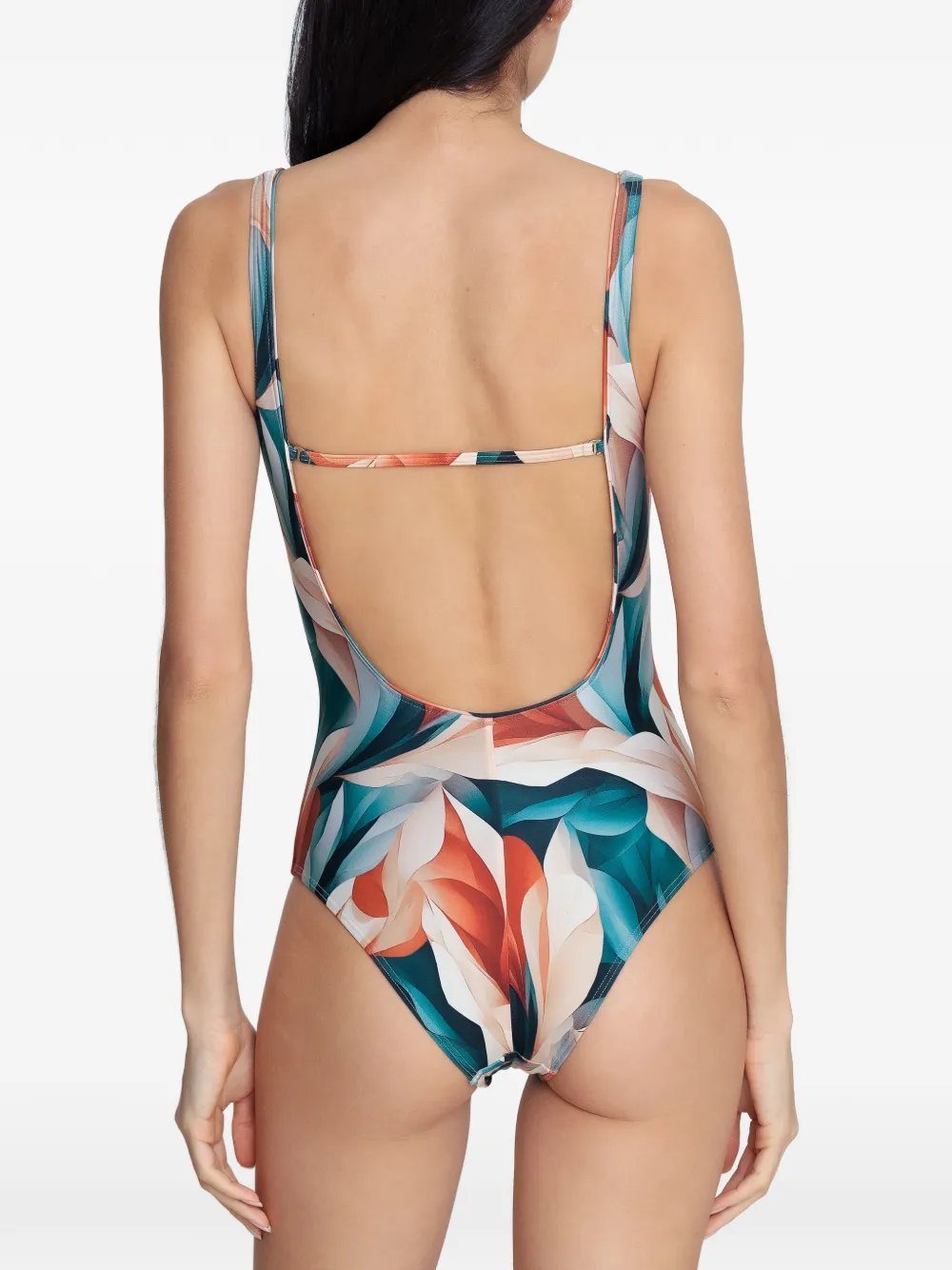 Lygia & Nanny Hapuna Printed Swimsuit In Multi