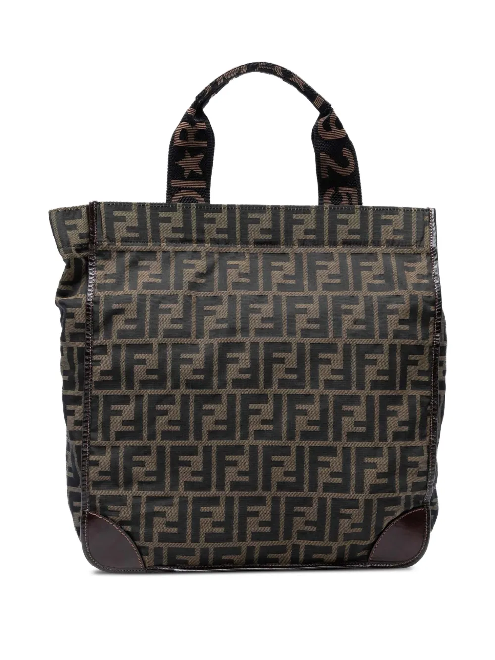 Fendi Pre-Owned 1998 Zucca Canvas Shopping tote bag | Brown | Image 1