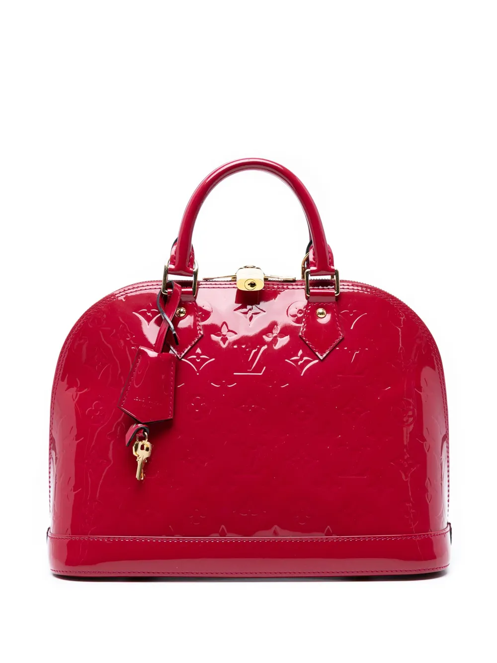 Louis Vuitton Pre-Owned 2014 Monogram Vernis Alma PM handbag - レッド