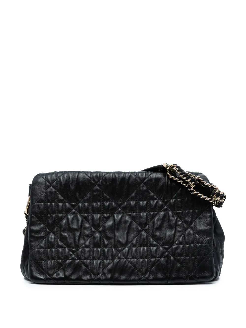 Christian Dior Pre-Owned 2011 Lambskin Cannage Gaufre Delices Flap Christian Dior Pre-Owned 2011 Lambskin Cannage Gaufre Delices Flap