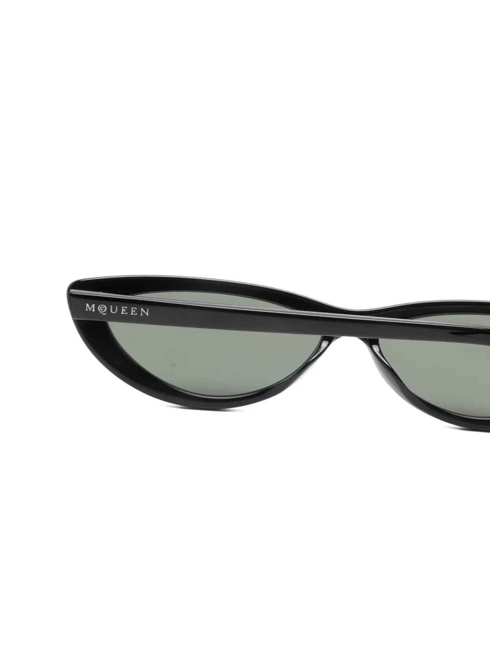 Alexander McQueen Eyewear Zonnebril met cat-eye montuur Zwart