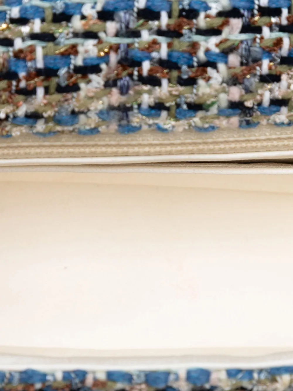 CHANEL Pre-owned 2019 Mini Rectangular Classic Tweed Single Flap Shoulder Bag In Brown