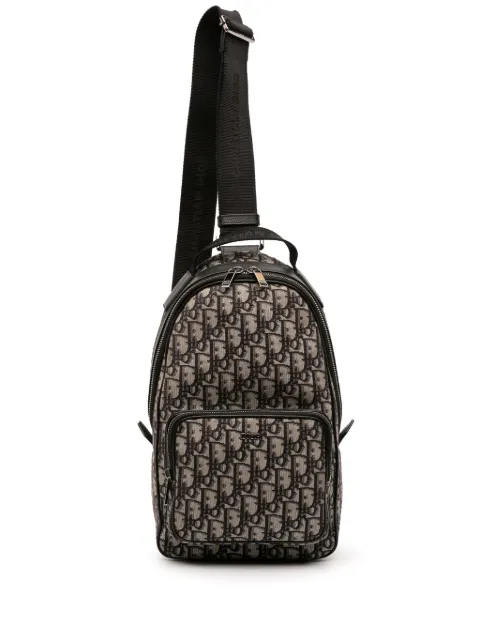 Christian Dior Pre-Owned 2021 Mini Oblique Canvas Rider Sling Bag crossbody bag