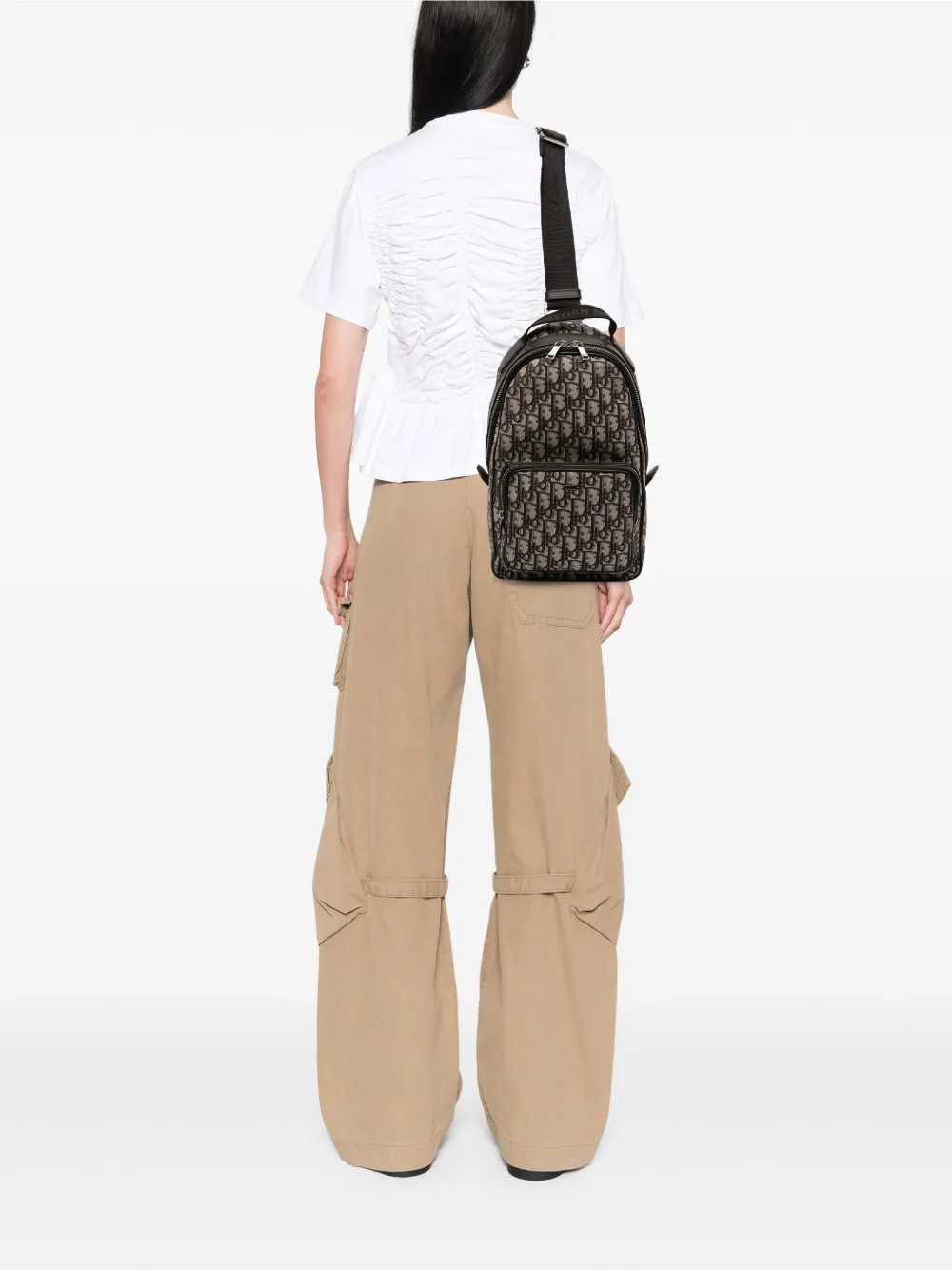 Christian Dior Pre-Owned 2021 Mini Oblique Canvas Rider Sling Bag crossbody bag | Pre-Owned | Image 2