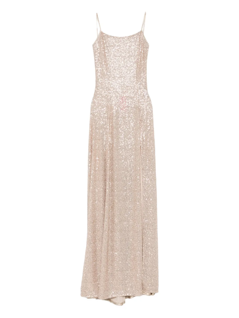 MIAU by Clara Rotescu Kaya sequin-embellished front-slit gown | Gold | Image 1
