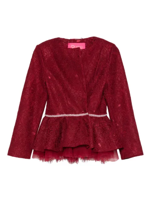 MIAU by Clara Rotescu Arlet embellished lace jacket