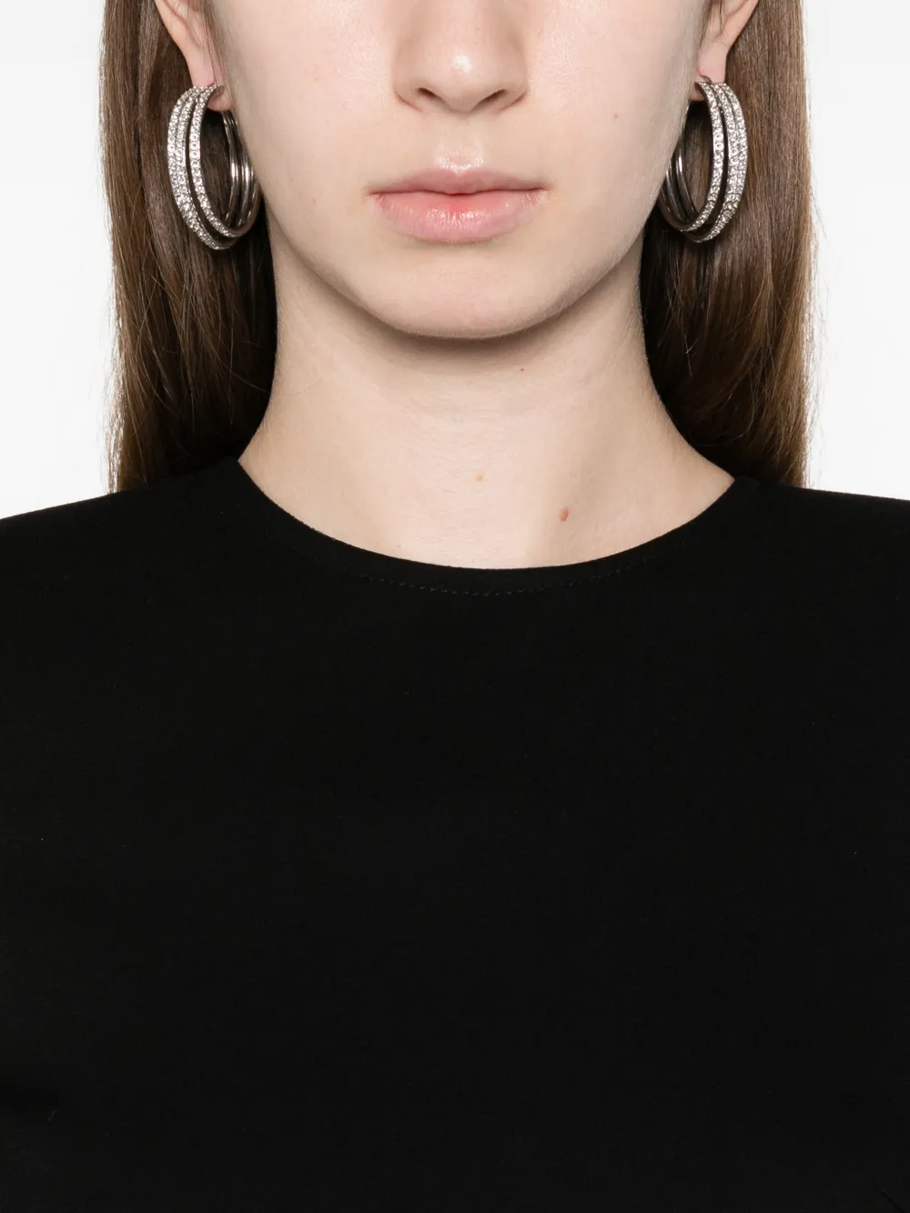 Miau By Clara Rotescu Long-sleeve Slit Maxi Dress In Black