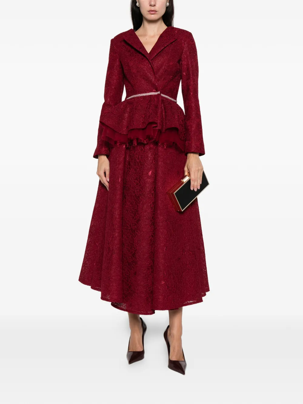 MIAU by Clara Rotescu Thais midi skirt | Full Skirts | Image 2