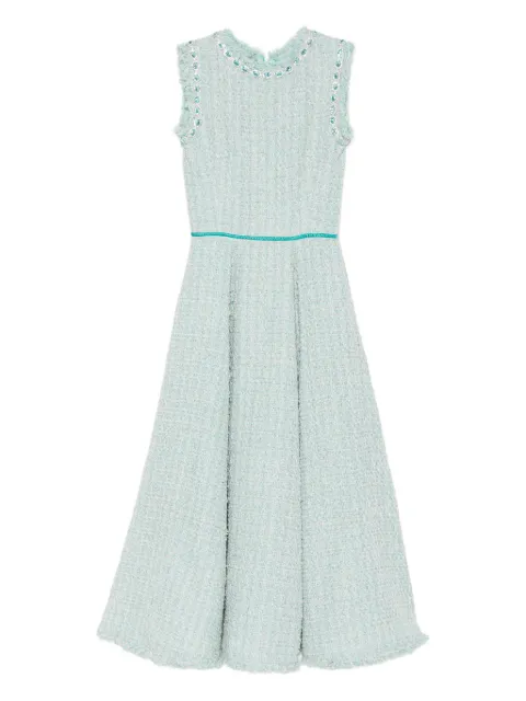 MIAU by Clara Rotescu Azucena embellished-collar midi dress