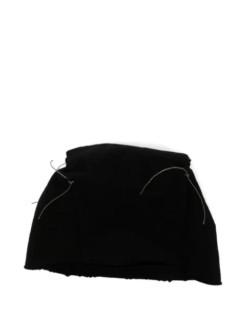 Ma+ raw-edge small box hat